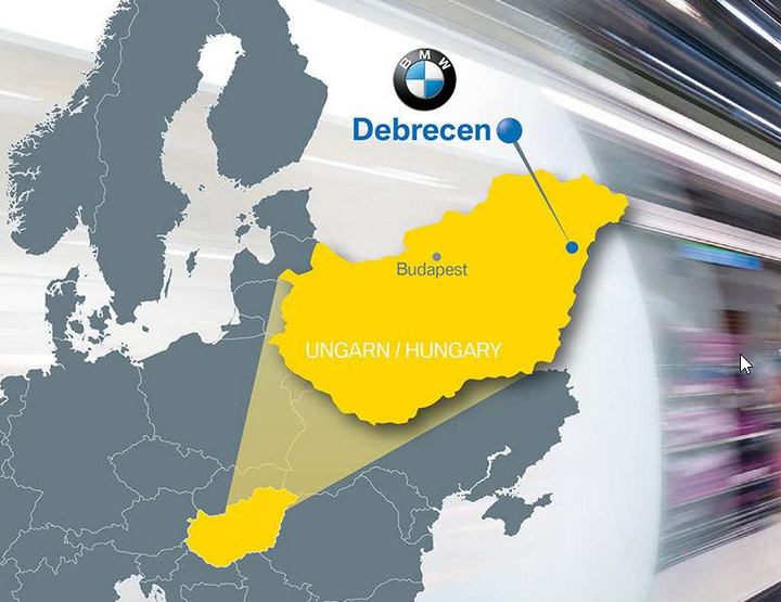BMW: nuova fabbrica ungherese