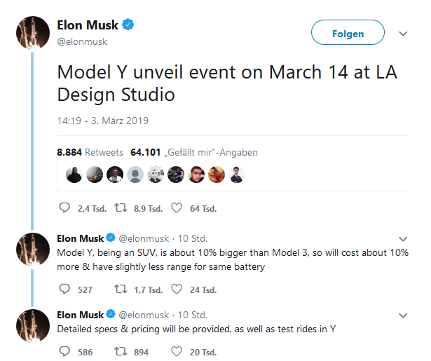 Tesla Model Y 2019 (Teaser)