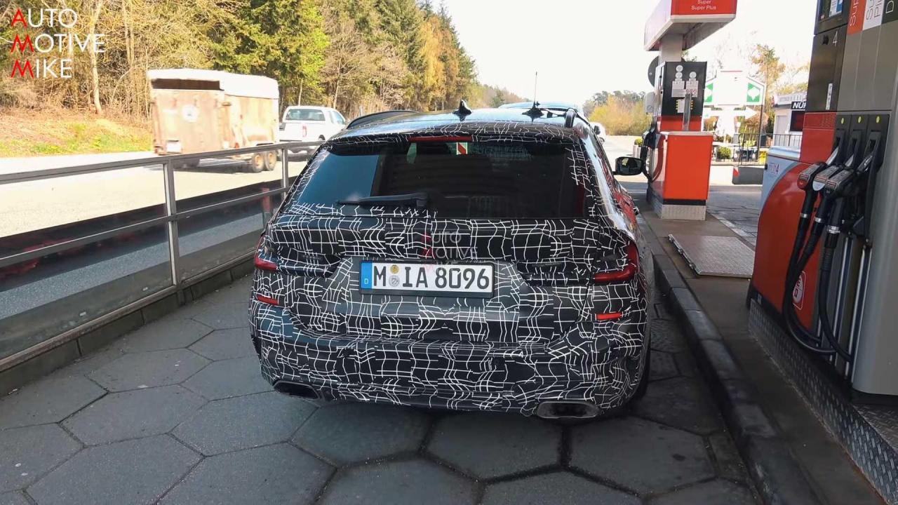 BMW M340i Touring 2019 Spy Nurburgring G21 (1).jpg