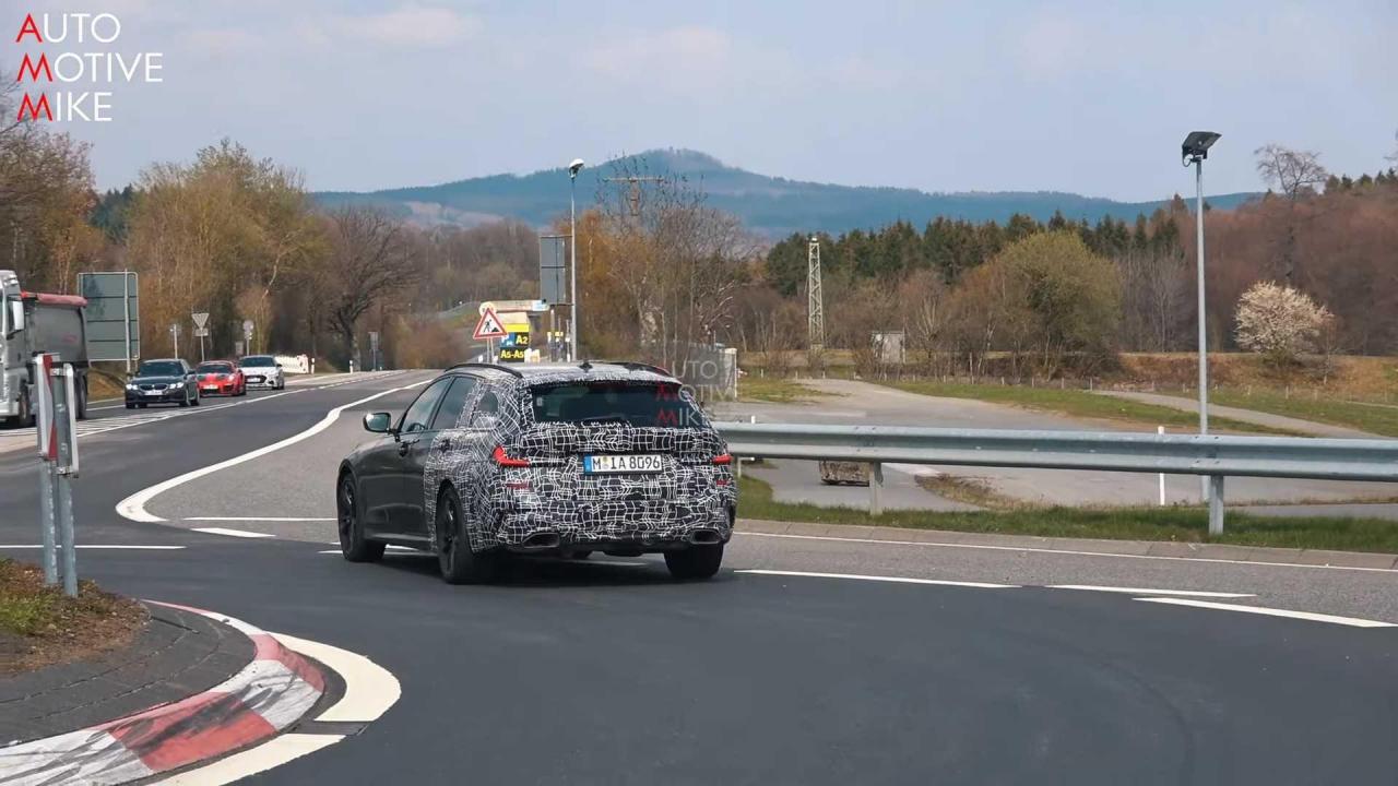 BMW M340i Touring 2019 Spy Nurburgring G21 (6).jpg