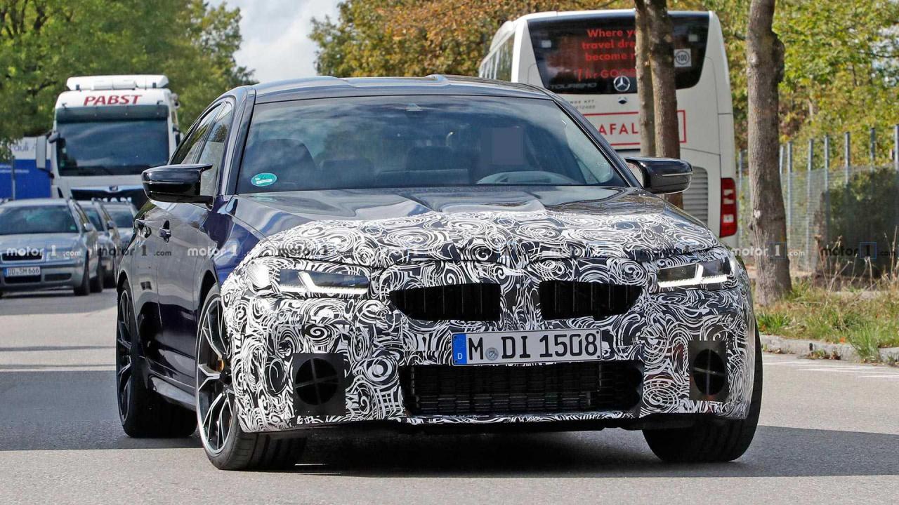 BMW M5 facelift 2021 Spy LCI - BMW M5 F90 (4).jpg