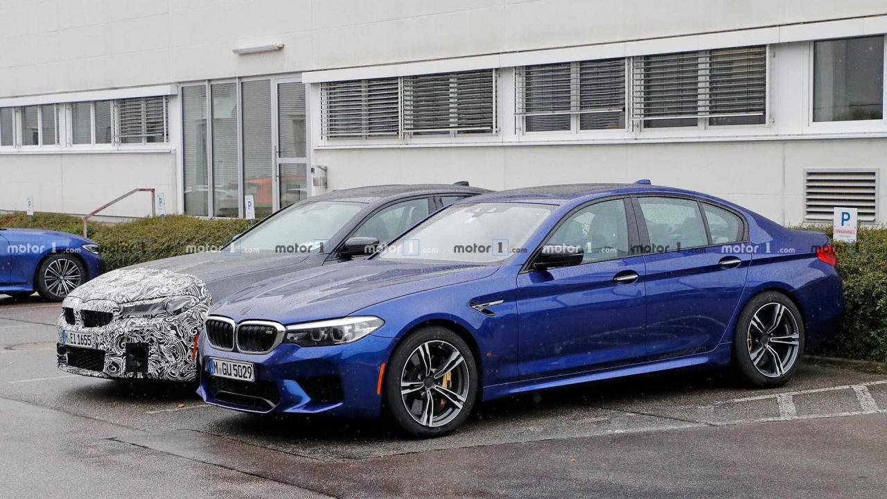BMW M5 facelift 2021 Spy LCI - BMW M5 F90 (2).jpg