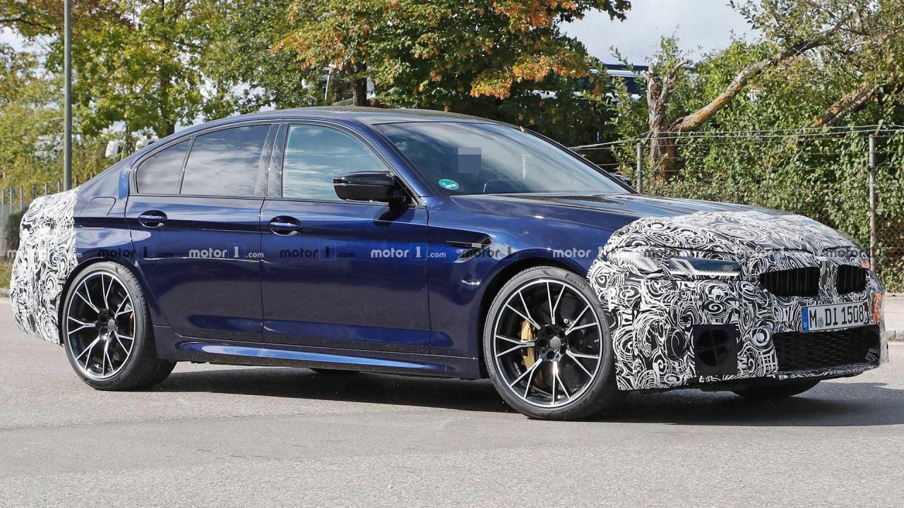 BMW M5 facelift 2021 Spy LCI - BMW M5 F90 (5).jpg