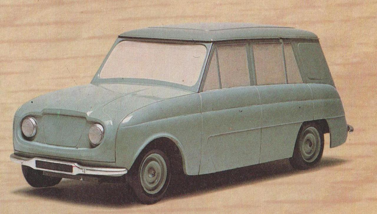 Renault - Maquette prima ipotesi R4 - 1955-56 - Robert Barthaud 2.jpg