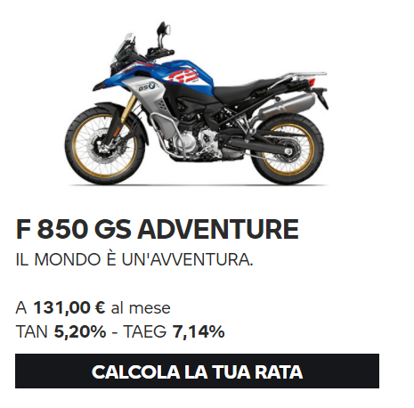 Moto da turismo.
