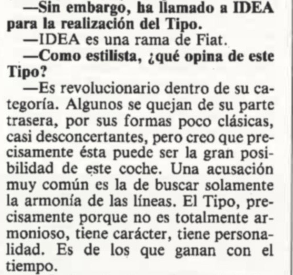 Giugiaro dice della Tipo 25-02-89.jpg