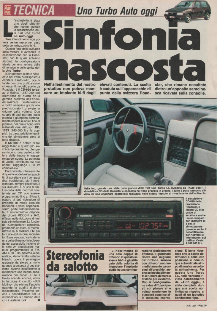 Fiat Uno Turbo Auto Oggi 1991-06-13.jpg