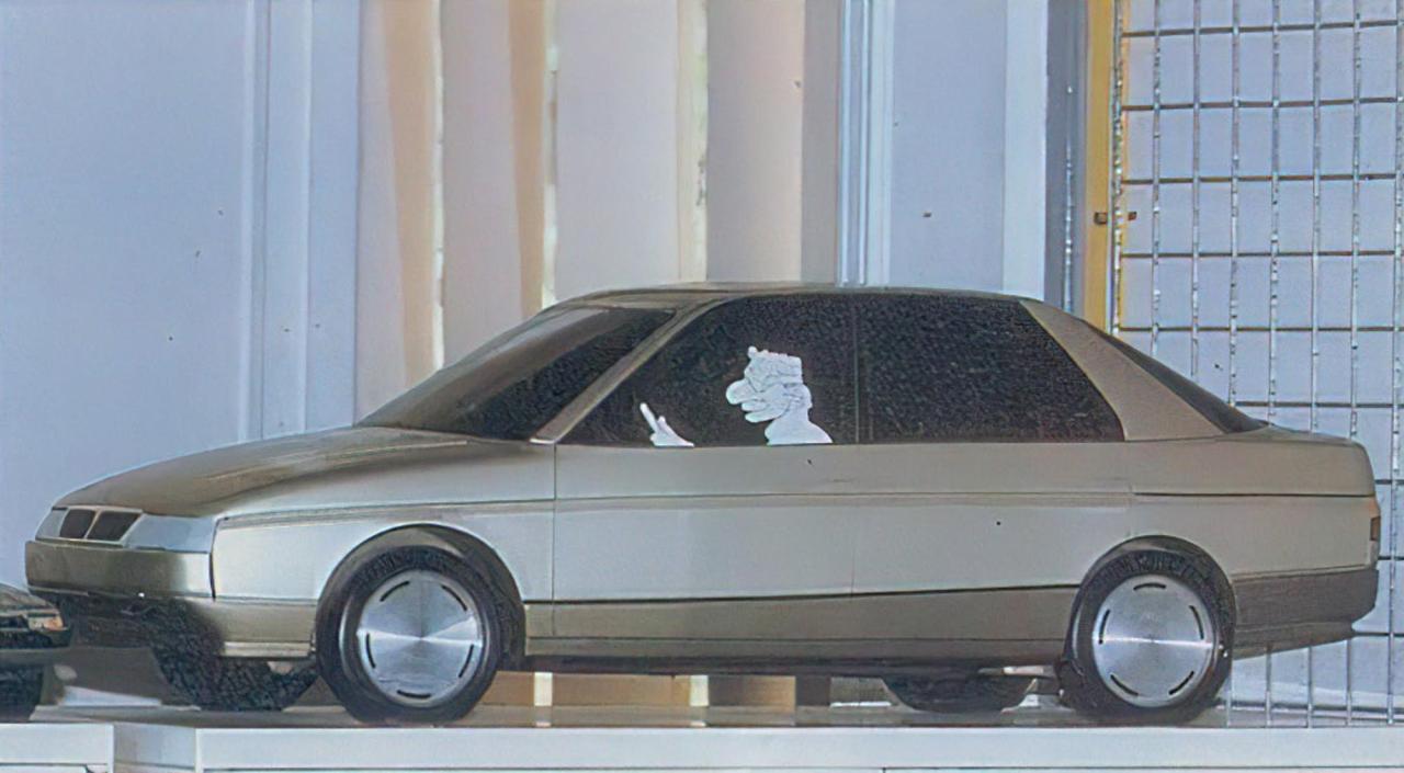 Lancia Dedra modello in scala 1983.jpg