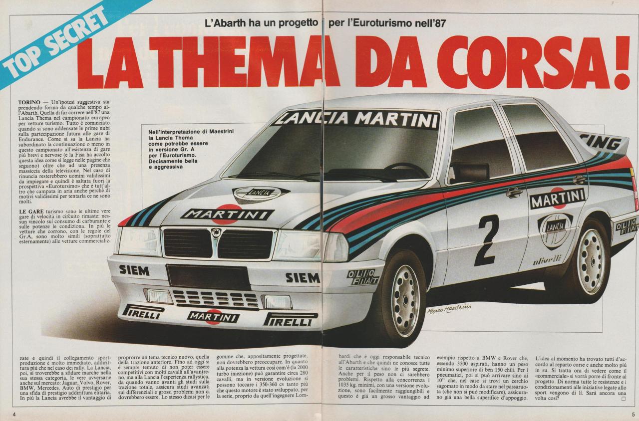 Lancia Thema Da corsa AS ottobre 1985.jpg