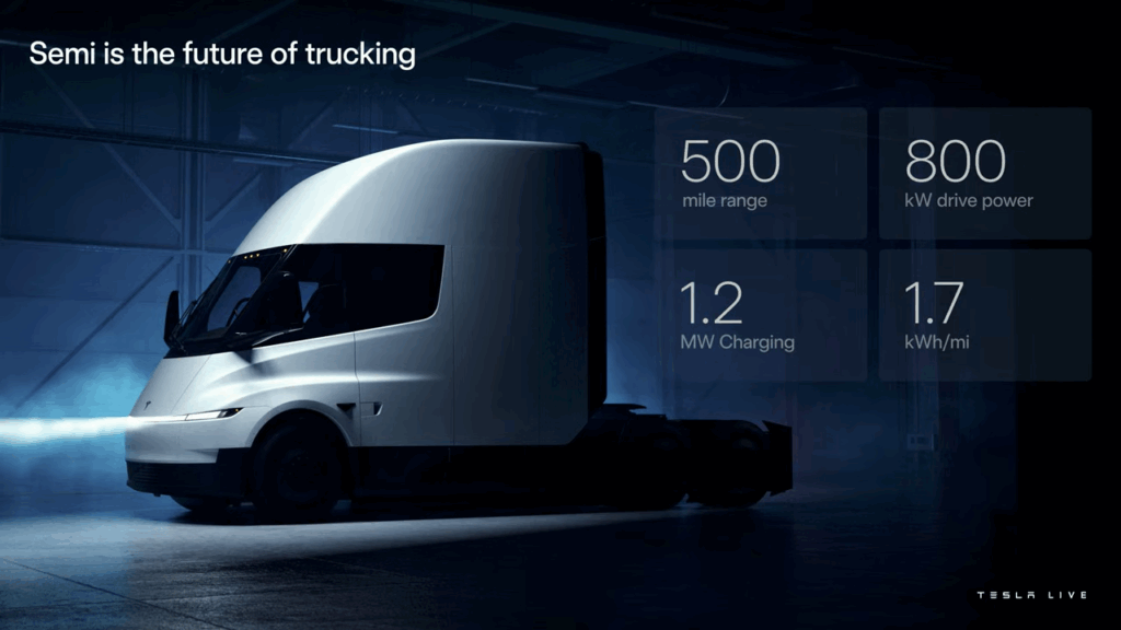 Tesla Semi Facelift 2026