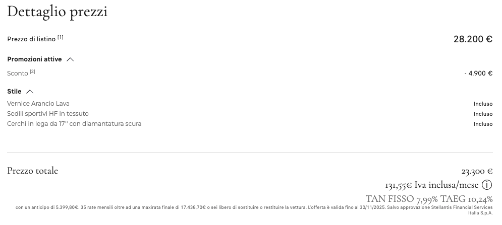 Consiglio auto segmento C "come una volta"
