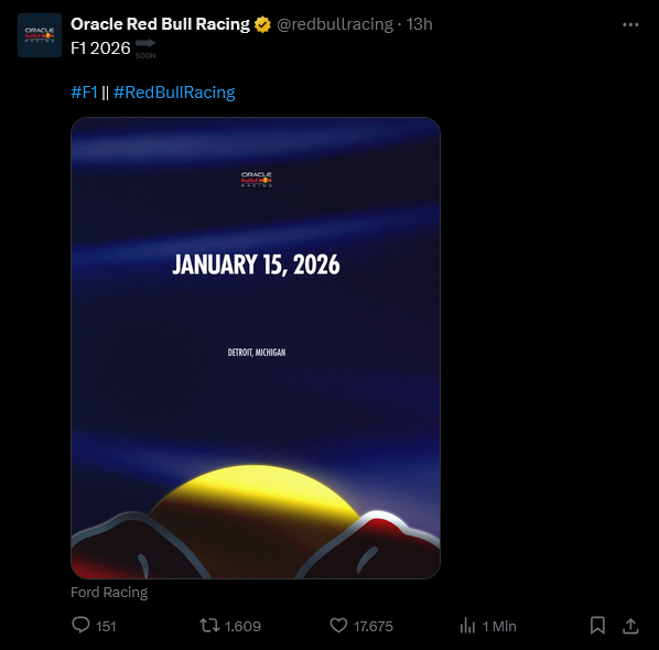 F1 2026 - Presentazione livree e monoposto