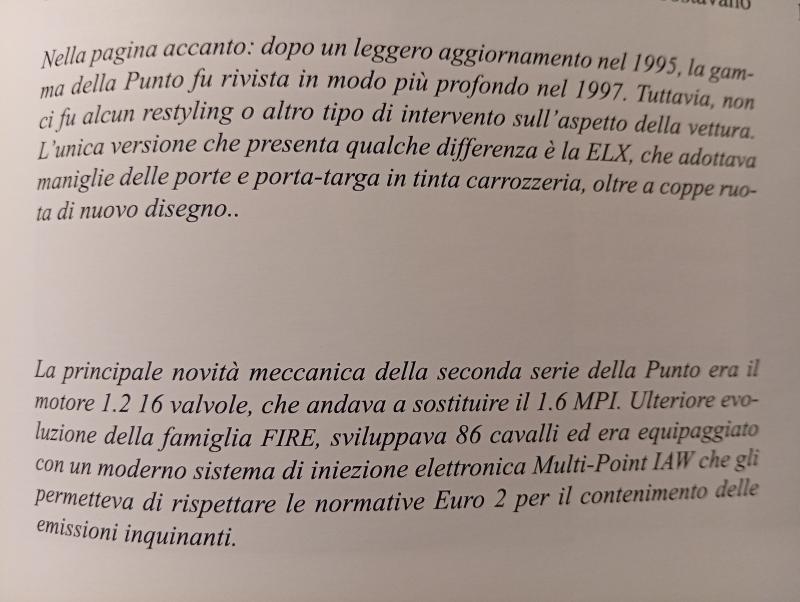 Monografie sulla FIAT Punto (176) 1993